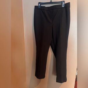 Nicole Miller Pull On Trouser | Large | Nylon & Spandex | Comfortabl Office Wear